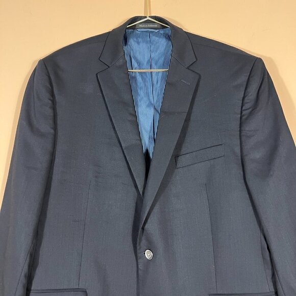 Calvin Klein Mens 100% Wool Black Jacket - Picture 3 of 8